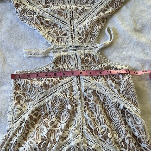For Love and Lemons White Emerie Cut Out Dress - Picture 5 of 7